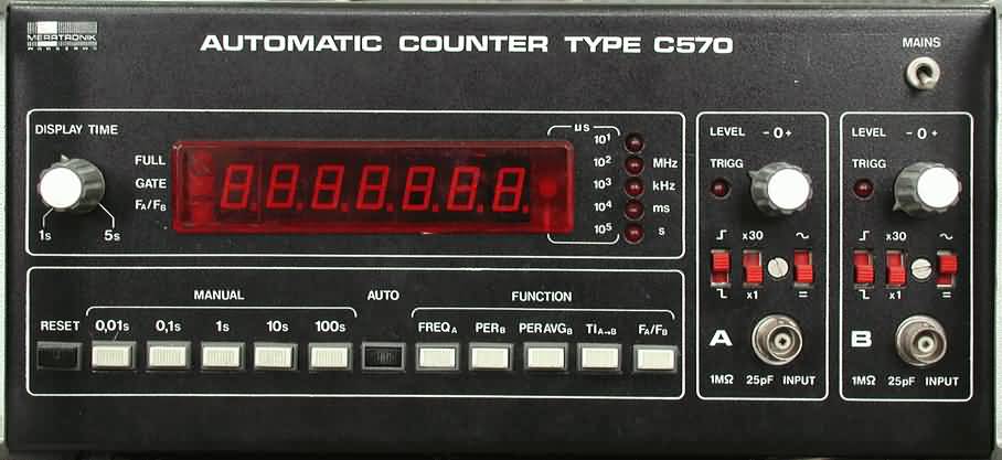 Częstościomierz MERA-TRONIK C570