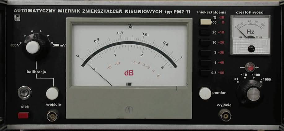 Miernik zniekształceń nieliniowych KABIT typ PZM-11