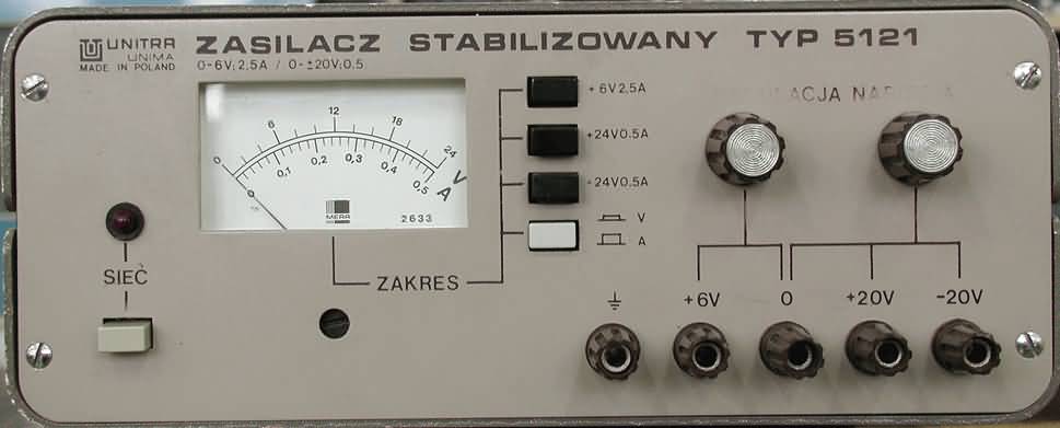 Zasilacz UNITRA-UNIMA typ 5121